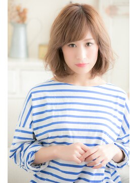 ファイル バイ リトル(file by little) シースルー抜け感のナチュラルミディ