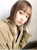 【December】小顔 大人かわいい ブランジュ 外ハネボブ♪