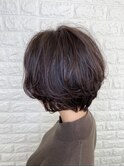 少し長めのハンサムショート