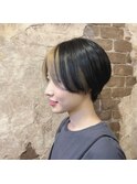 [magiy hair yumoto]前髪インナーハンサムショート