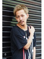 メンズサロンドットリアン(dot. lien) 【men’s salon dot. Tokyo】ブロンドショートアップバング