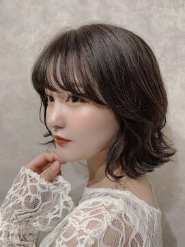 トリコ ショップアンドヘアサロン(tricot shop hair salon) 外ハネミディ