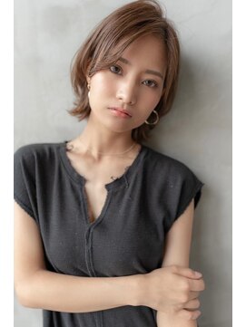 オースティン 流山おおたかの森(AUSTIN) 大人かわいい前髪セシルカットココアブラウンフリンジウェーブ