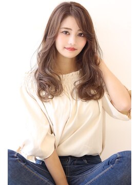 オーロ 宝塚店(ORO) 【20代30代韓国ヘアマロンベージュニュアンスカラー透けバング】