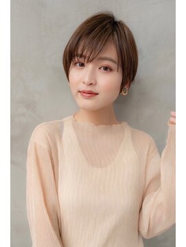 オースティン 流山おおたかの森(AUSTIN) 大人かわいい前髪セシルカットココアブラウンフリンジウェーブ