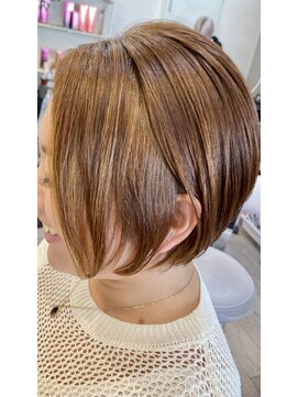 ヘアーエポック(hair epoque) 大人可愛い20代30代40代小顔ショート髪質改善ストレート丸みボブ
