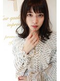 tuuli☆30代40代ペールベージュ切りっぱなしミディアム　252