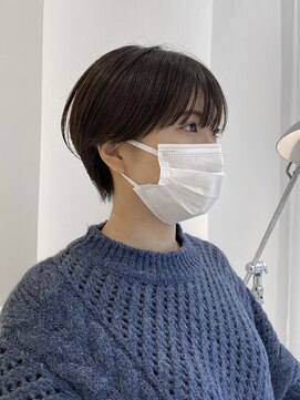 ハイブ 金沢(Hive) ブリーチハイトーンカラーショートボブツヤ髪スタイル髪質改善