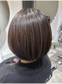 〈宮本〉ハイライトグラデーション×ショートボブ