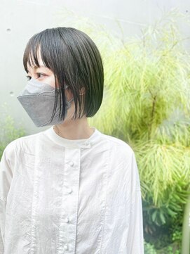 ブランロール 中目黒店(Blanl'or) 大人ガーリー/ダークアッシュ/似合わせカット/レイヤーカット