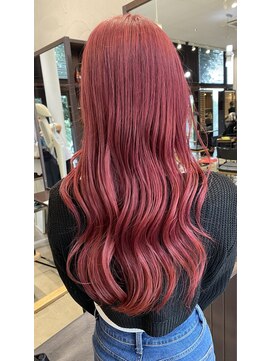 アッシュタカサキ(ash takasaki) ブリーチ/ピンクカラー/ラベンダーべージュ/ピンクベージュ