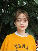 美シルエット/束感ショート【表参道】@water.hair