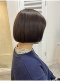 大人可愛い20代30代40代◎グレーベージュアッシュカラーボブ