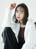 エアー 青山(AIR) エアリーミディアムレイヤー暗めグレーベージュカラー