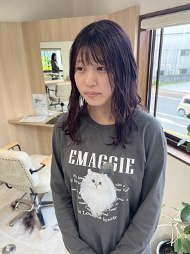 メロウ(mellow) ダブルカラー×ラベンダーカラー