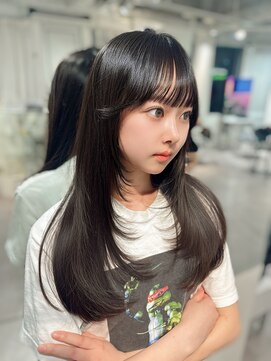 ユーフォリア 渋谷グランデ(Euphoria SHIBUYA GRANDE) 艶感　髪質改善　レイヤーカット　韓国ヘア