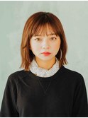 切りっぱなしナチュラルボブ/20代/30代/40代/ハレマチ通り