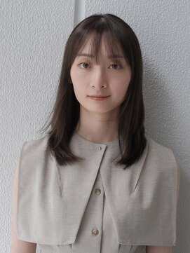 ピークアブー 原宿ハラカド(PEEK-A-BOO) くせ毛多毛髪質広がりミディアムボブ鎖骨内巻き自然