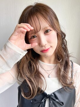 ハロー(...Hello) インナーカラー フェイスフレーミング