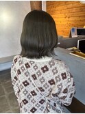 韓国風 前髪カット 艶髪 くびれ巻き サイドバング