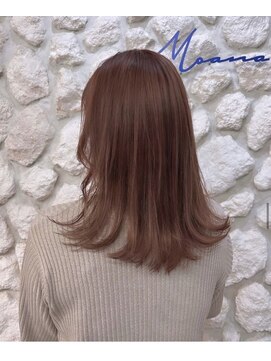 モアナ バイ ヘッドライト 三島店(Moana by HEADLIGHT) 【Moana三島】#オレンジベージュ#髪質改善#20代#30代#40代