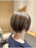 【Ami heir/アミィヘアー】ショートボブ×ハイライトカラー♪