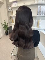 ペレ 栄 アネックス(PELE栄ANNEX) 韓国 くびれロング レイヤー ワンホンヘア 小顔前髪