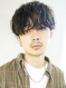 メンズカット+各種パーマ￥15000[横浜西口/センターパート/眉毛]