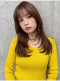 20代・30代_フェザーバング×顔周りレイヤー