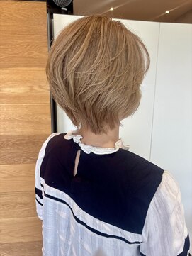 スーリール 伊都店(Sourire) ショート/ショートボブ/ベージュ/ミルクティー