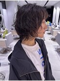 無造作グランジパーマ