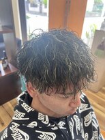 スウェル 稲毛店(Swell)&nbsp;サーフカール/フェザーパーマ/ブルーブラック/稲毛駅/眉毛