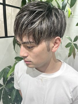 ベルヘアーデザイン 堺東(Belle hair Design) メッシュ外国人風韓国風堺東ハイライトブリーチハイトーン