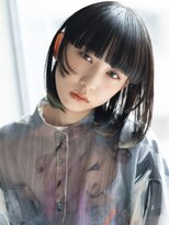 エミュ 表参道 青山(emu)&nbsp;【emu井上信洋】大胆ワイドバングと姫カットのデザイニングボブ