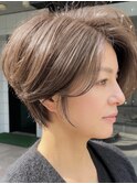 前髪長め/前髪/ショート/ショートレイヤー/ベリーショート