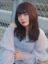 ベレッタ ネヤガワ(veretta. neyagawa)&nbsp;透明感抜群/秋色ダークカラー/ふんわりウェーブ/ロングヘア