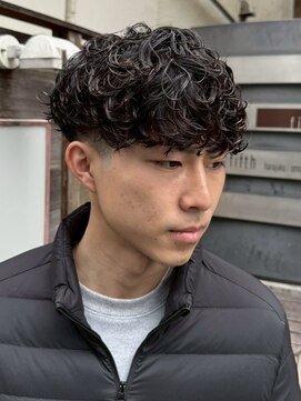 フィフス 大分(fifth) 大分強めスパイラルパーマメンズカット骨格矯正ラウンドマッシュ