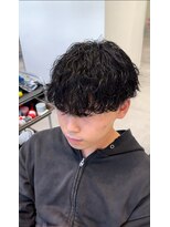 オーシャントーキョー 仙台(OCEAN TOKYO)&nbsp;波巻きツイストスパイラルツーブロック刈り上げメンズパーマ