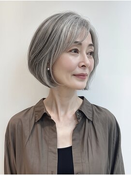 ヘアーサロン アヌヘア(hair salon Anuhea) 白髪ぼかしを自然で上品に