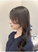 顔まわりレイヤー/ミディアム/ハイトーンピンク