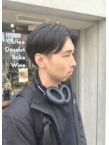 イオ(io)&nbsp;センターパート／ハンサムショート／メンズカット