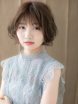 モッズヘア 越谷(mod's hair)&nbsp;ダークグレージュ小顔抜け感ショートマッシュボブX越谷30代40代
