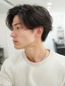 メンズカット+ナチュラル縮毛矯正&マイクロバブル