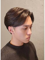 ワンワンオー バーバーショップ 長浜店(@110 BARBER SHOP)&nbsp;ナチュラル・センターパートショート