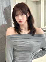 マウル トーキョー 銀座(MAEUL TOKYO)&nbsp;MAEUL【銀座】 卵型似合わせ韓国前髪カット　ワンホンレイヤー