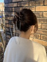 エルパライソ 鯖江店(Elparaiso) お呼ばれアップスタイル【ヘアアレンジ】