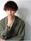 本厚木/クリームパーマ毛流れマッシュツーブロック20代30代