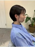 大人ナチュラルショートボブ