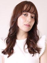 ヨファヘアー 岡本店(YOFA hair) 似合わせカット20代30代40代レイヤーロングミルクブラウン0805