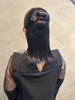 オムズポカ 栄矢場町店(OM's poka)&nbsp;カチモリヘア/ハーフアップ/タイトハーフアップ/ヘアセット